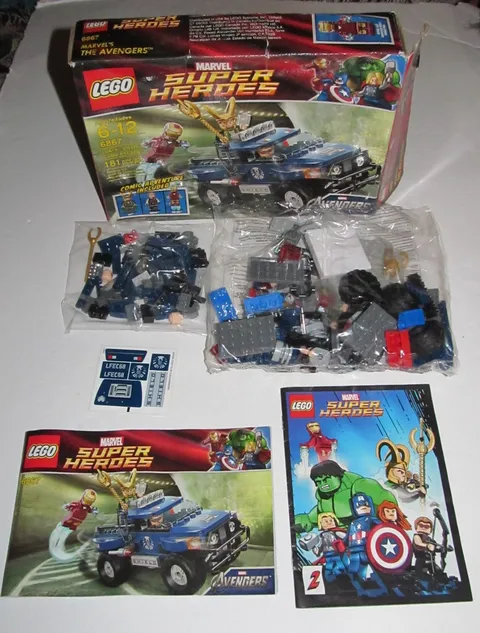 LEGO Marvel: Loki's Cosmic Cube Escape (6867) NEW in OPEN BOX-Parts still Sealed