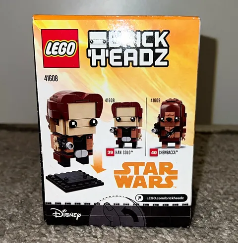 LEGO BrickHeadz Star Wars Han Solo 41608 141 pcs 10+ Box Disney 2018