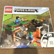 LEGO Minecraft 21166 "Abandoned" Mine Instruction Manual Booklet