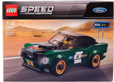 LEGO 75884 - Speed Champions - 1968 Ford Mustang Fastback - Retired Sealed New!