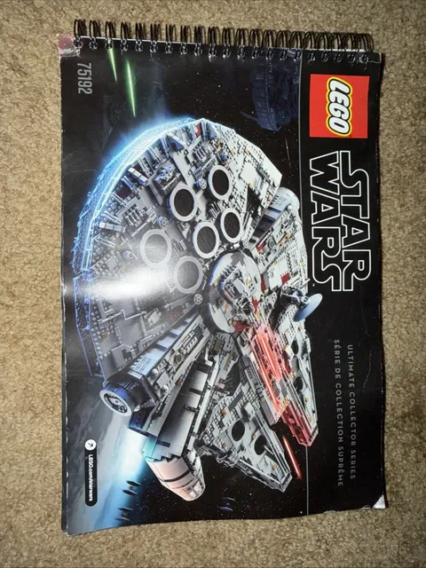 LEGO Milenium Falcon 75192 Star Wars INSTRUCTIONS MANUAL BOOK ONLY - NO BRICKS