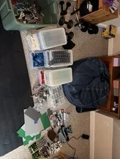 LEGO Maersk Train 10219 Bulk Lot Mixed Bricks & Parts w/ Minifigures