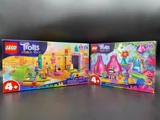 New LEGO Trolls World Tour Lot 41251 & 41253, Raft Adventure & Poppy's Pod