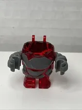 LEGO Power Miners Minifigure Rock Monster PM 003  Meltrox Trans-Red Parts