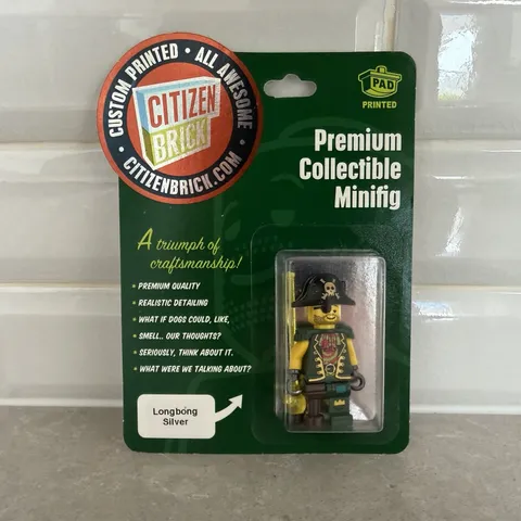 Citizen Brick Longbong Silver - Custom Minifigure Pad Printed on 💯 Lego