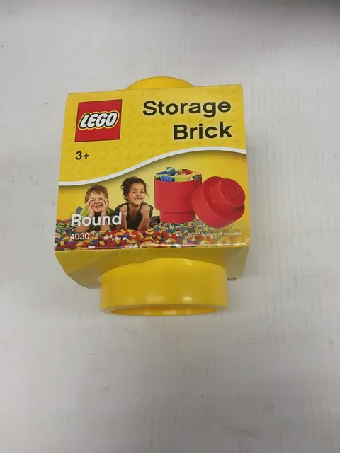 Lego Tound Storage Brick Yellow