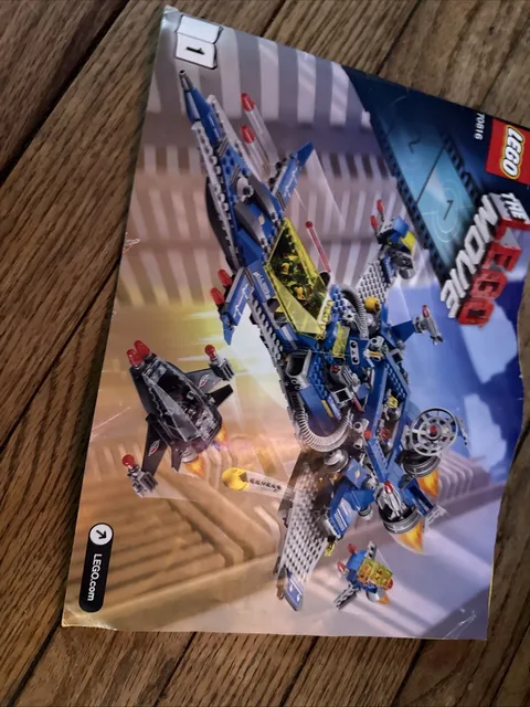 The LEGO Movie 70816 Benny's Spaceship Spaceship SPACESHIP! ~MANUAL BOOKS ONLY~