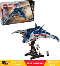 LEGO Marvel Avengers: Age of Ultron Quinjet - Kids Toy for Boys and Girls, 