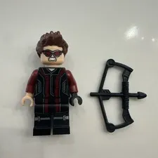 Lego Hawkeye Minifigure Marvel Avengers Age of Ultron 76030 76042 sh0172 KK37