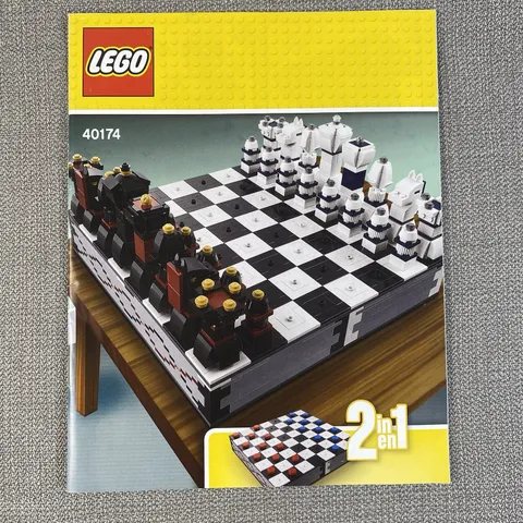 LEGO 40174 Chess Instruction Manual Only