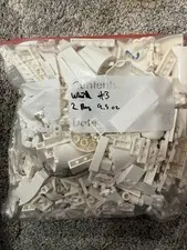 LEGO White Plastic Bricks & Pieces Bulk Lot Parts  8 lbs