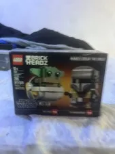 Star Wars Mandalorian And Grogu Lego Brickheadz 75317 Brand New Sealed