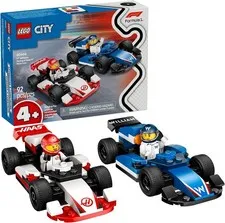 LEGO City F1 Williams Racing & Haas F1 Race Car Toys - Car Building Set (60464)™