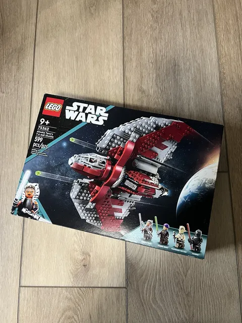 LEGO Star Wars 75362 Ahsoka Tano's T-6 Jedi Shuttle 599pc Complete Set