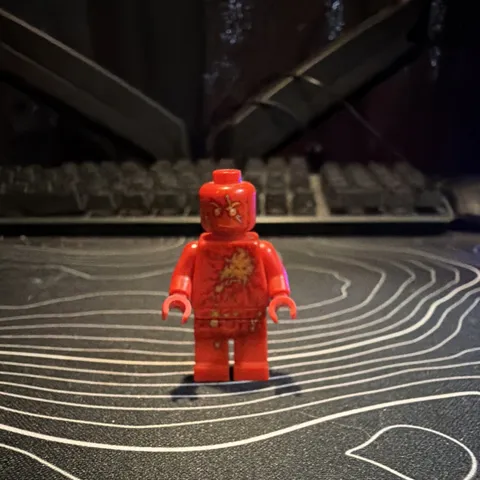 LEGO Ninjago NRG Kai Minifigure 2012 Missing Hood