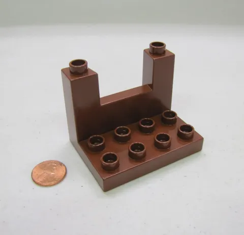 New Vtg Lego Duplo Castle Knight Dragon Tower Brown Rampart #4776 #4777 #4864