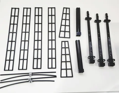Lego Vintage Pirate Ship Black Mast Rigging