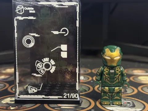 OutsideBrick - Pepper Potts Hydra Suit 21/90 Custom Pad Printed on official LEGO