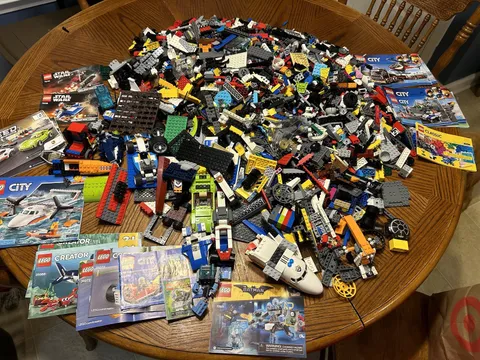 LEGO 13 lbs Bulk Lot Loose Mixed Lego Pieces Bricks Star Wars Batman City