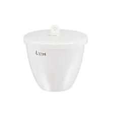 Porcelain Crucible Cup 300ml for Lid for Foundry Fusion Casting