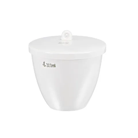 Porcelain Crucible Cup 300ml for Lid for Foundry Fusion Casting