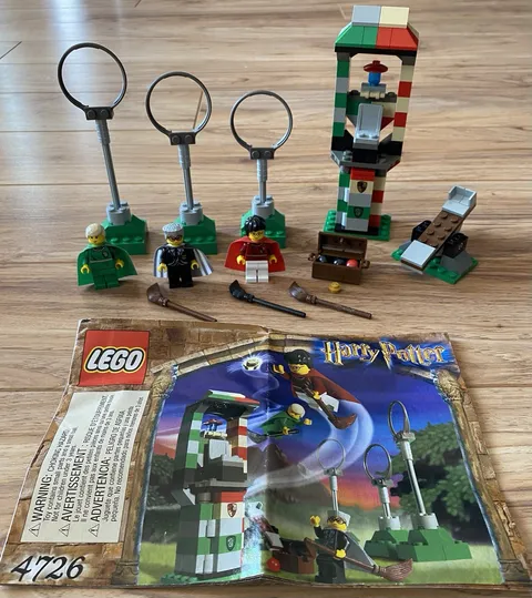 LEGO 4726 Harry Potter Quidditch Practice Set with Manual - No Box