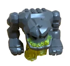 LEGO Geolix Large Monster Figure with Trans-Neon Yellow Base Plastic
