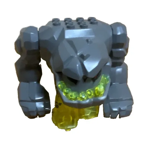 LEGO Geolix Large Monster Figure with Trans-Neon Yellow Base Plastic