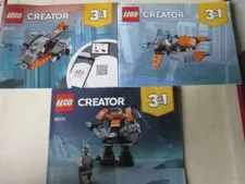 Lego Building Instructions Instruction Creator 31111 Part 1,2 &3 Part 1, 2, and 3