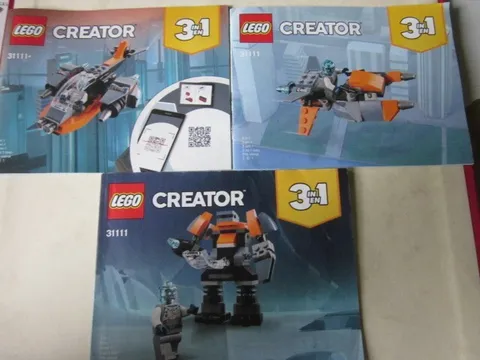 Lego Building Instructions Instruction Creator 31111 Part 1,2 &3 Part 1, 2, and 3