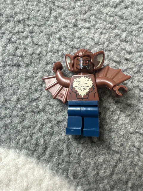 LEGO Minifigure Bat Winged Creature Brown, Plastic w/ Dark Blue Legs
