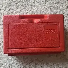 LEGO Vintage 1982 Hardshell Plastic Carrying Case Red
