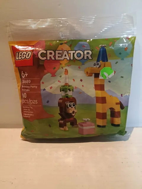 LEGO Creator 30689 Birthday Party Animals - New - Factory Sealed in Poly Bag ---