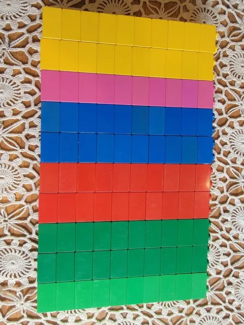 Lot of 100 Duplo Lego 2x2 Bricks Building Blocks Lot 4