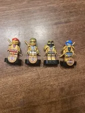 LEGO Ninjago 10th Anniversary Minifig Golden Ninja Jay, Kai, Cole, Zane