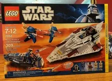 STAR WARS LEGO Set 7868 MACE WINDU'S Jedi Starfighter 2011 - Sealed, Complete