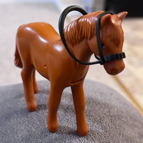 Lego Belville Horse Toy Figure Brown 6172 Head Moves Bridle Toddler Pretend Play