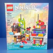 LEGO 40706 Micro NINJAGO Markets Building Set New Factory Sealed Retired (M)