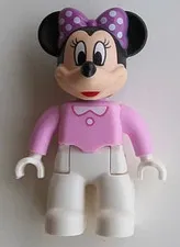 LEGO Duplo Figure Lego Ville, Minnie Mouse, Bright Pink Top inv.632