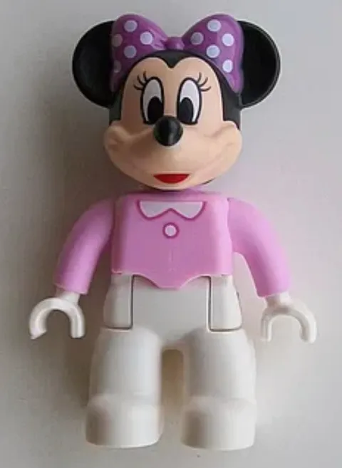 LEGO Duplo Figure Lego Ville, Minnie Mouse, Bright Pink Top inv.632