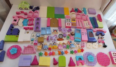 Lego Duplo Disney Princess Castle Lot Toy Bundle