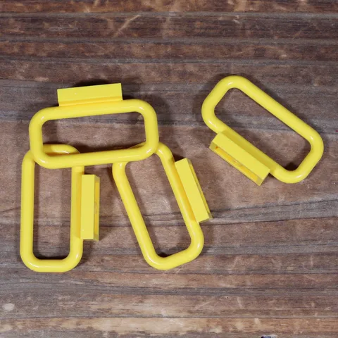 LEGO Part 6187 Yellow Bar 1 x 4 x 2 Qty Ladder Railing Fence 4 Pieces