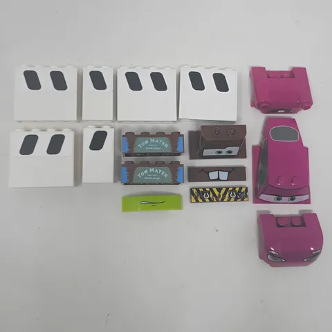 LEGO Cars 2 8638 Replacement Stickered Parts, Printed Parts, Decorated Parts