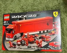 LEGO RACERS F1 Scuderia Ferrari Truck Racing Transporter Set Complete Box Japan