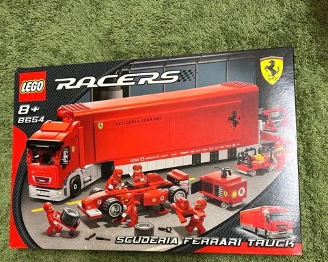 LEGO RACERS F1 Scuderia Ferrari Truck Racing Transporter Set Complete Box Japan
