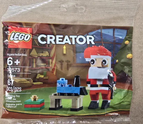 LEGO Creator 30573 -Santa (w/Toy Train) -67 Pieces -NEW/ SEALED Christmas 