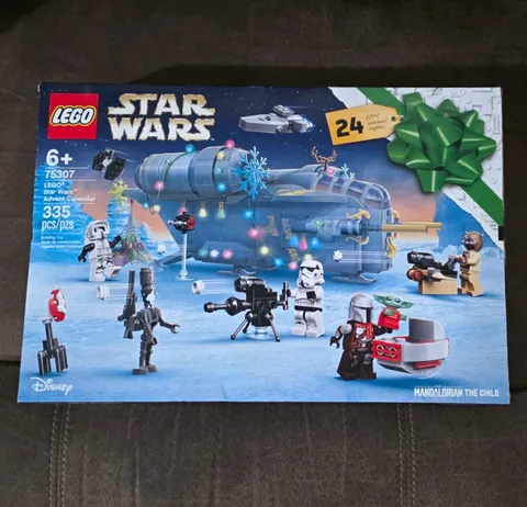 LEGO Star Wars Advent Calendar 75307 335 pcs Mandalorian Complete Set Box