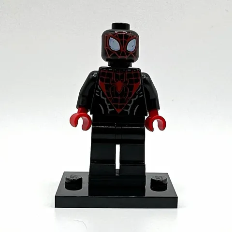 LEGO Spider-Man Miles Morales Red Webbing Red Heads sh0190