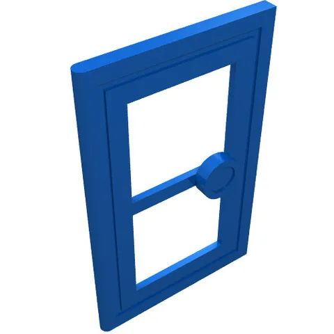 5x LEGO® Part 7930 - Door 1 x 3 x 4 with Glass