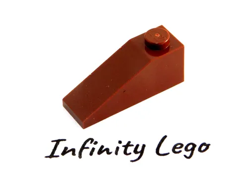 12 LEGO Reddish Brown Slope Brick 1 x 3 (4286) - (12 Pieces)
